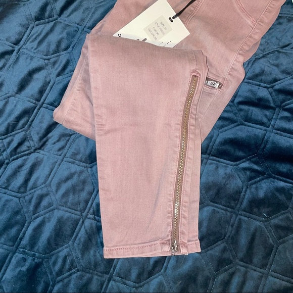 NWT - Pistola Pink Cargo Zipper Pants - Picture 4 of 4